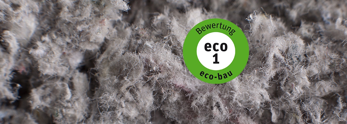 Die Zellulosefasern isofloc eco sind sehr gut geeignet für MINERGIE-ECO-Bauten – und als einziger Zellulosedämmstoff mit einer eco1-Bewertung ausgezeichnet.